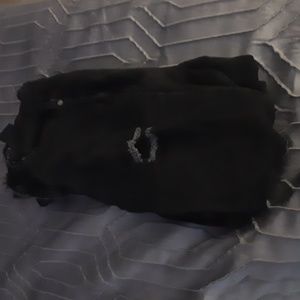 Black skinny ripped jeans